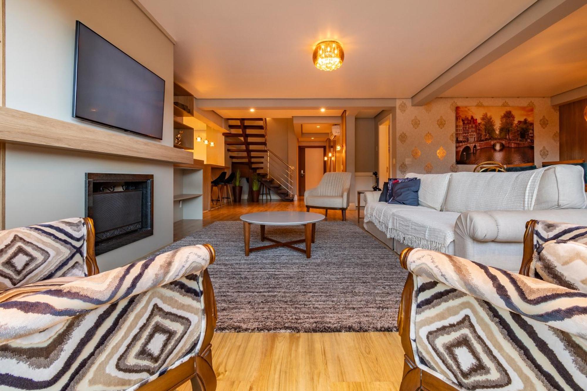 A Apenas 300 Mts Da Rua Coberta, No Exclusivo Via Florida Appartement Gramado Buitenkant foto