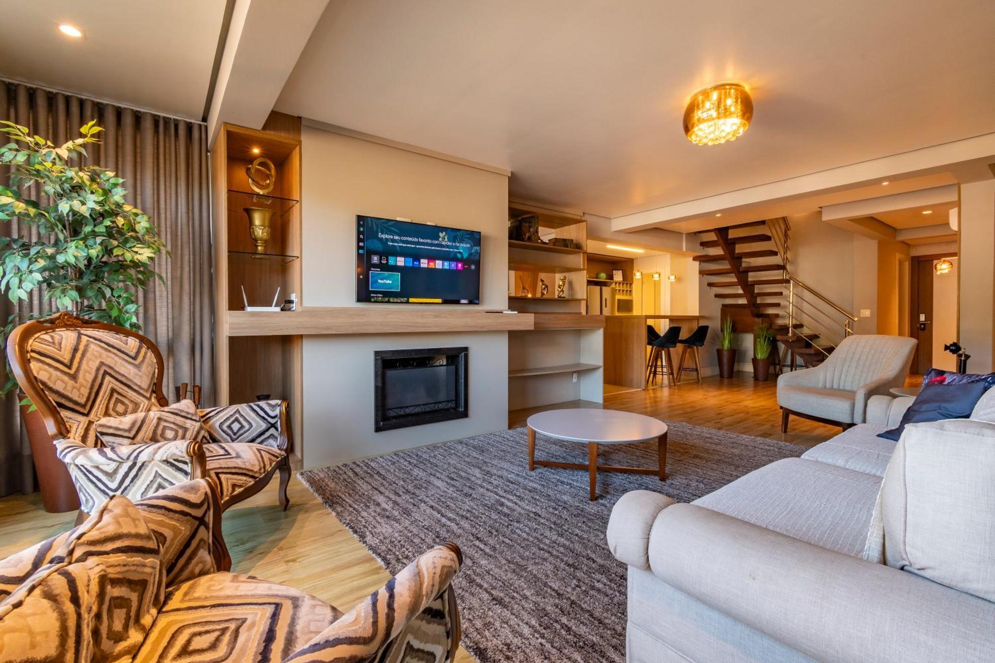 A Apenas 300 Mts Da Rua Coberta, No Exclusivo Via Florida Appartement Gramado Buitenkant foto